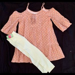 Blu pepper dress and leggings